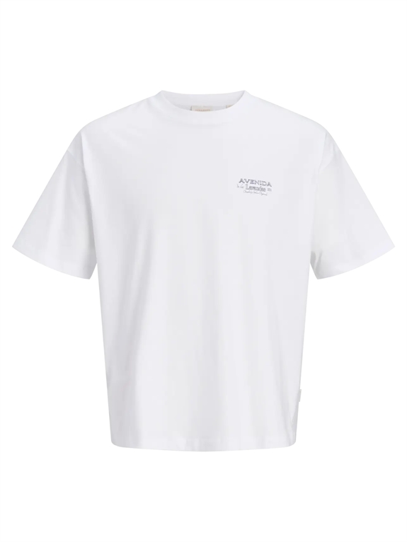 Jack & Jones Atocha Sketch Back Tee SS - Bright White